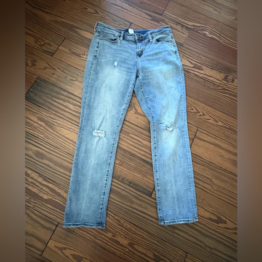 J. Crew Light Wash Distressed Women's Jeans